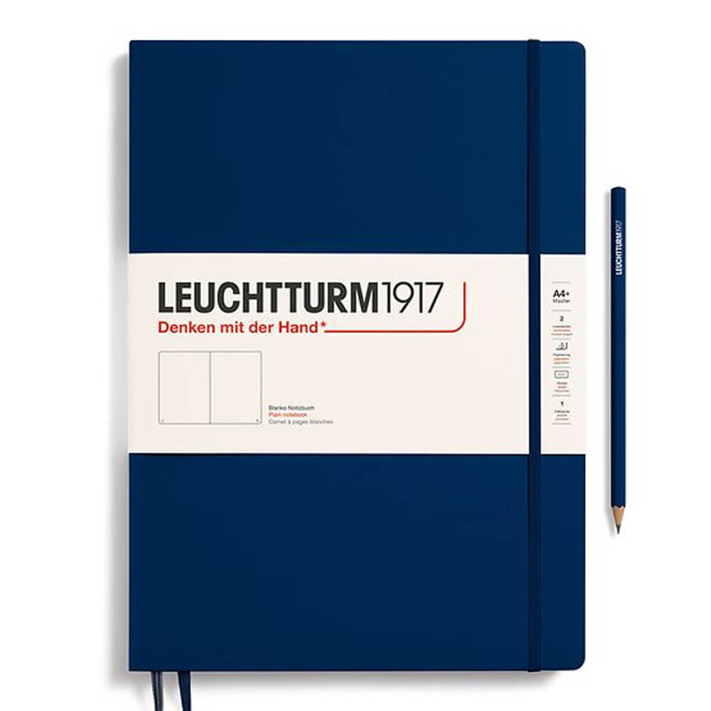 Leuchtturm A4+ Master Slim 121 Plain Pages